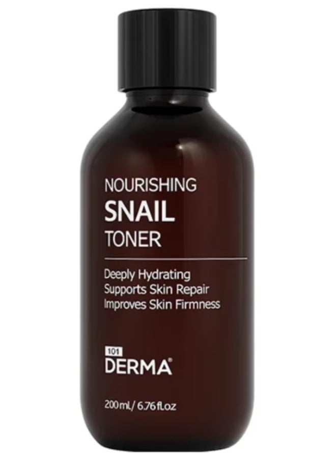 101 DERMA Nourishing Snail Toner Deeply Hydrating Supports  200ML - Image 1